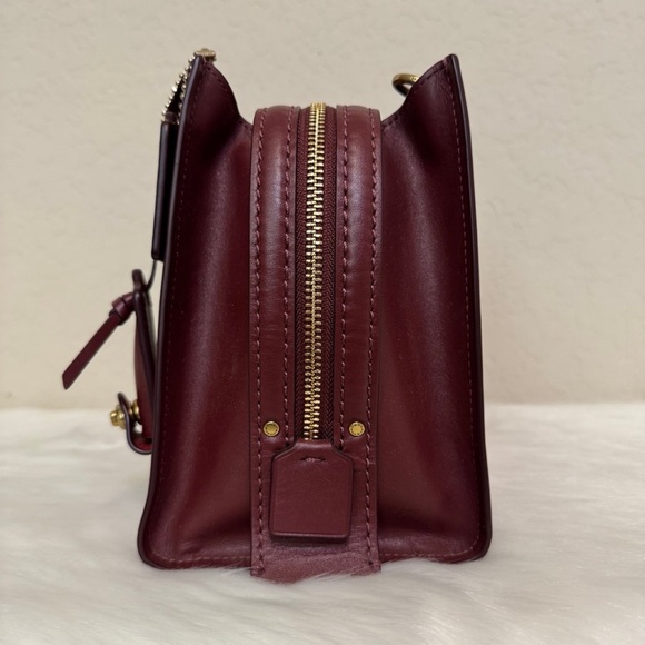 Coach Rogue Bag 25 In Signature Leather With Floral Bow Print Interior - Picture 4 of 12